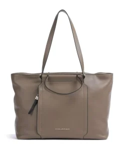 Piquadro Handbags|Tote Bags-Circle Tote bag 15″ fine grain cow leather