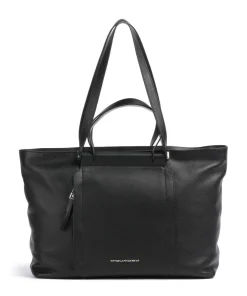Piquadro Tote Bags|Handbags-Circle Tote bag 15″ fine grain cow leather