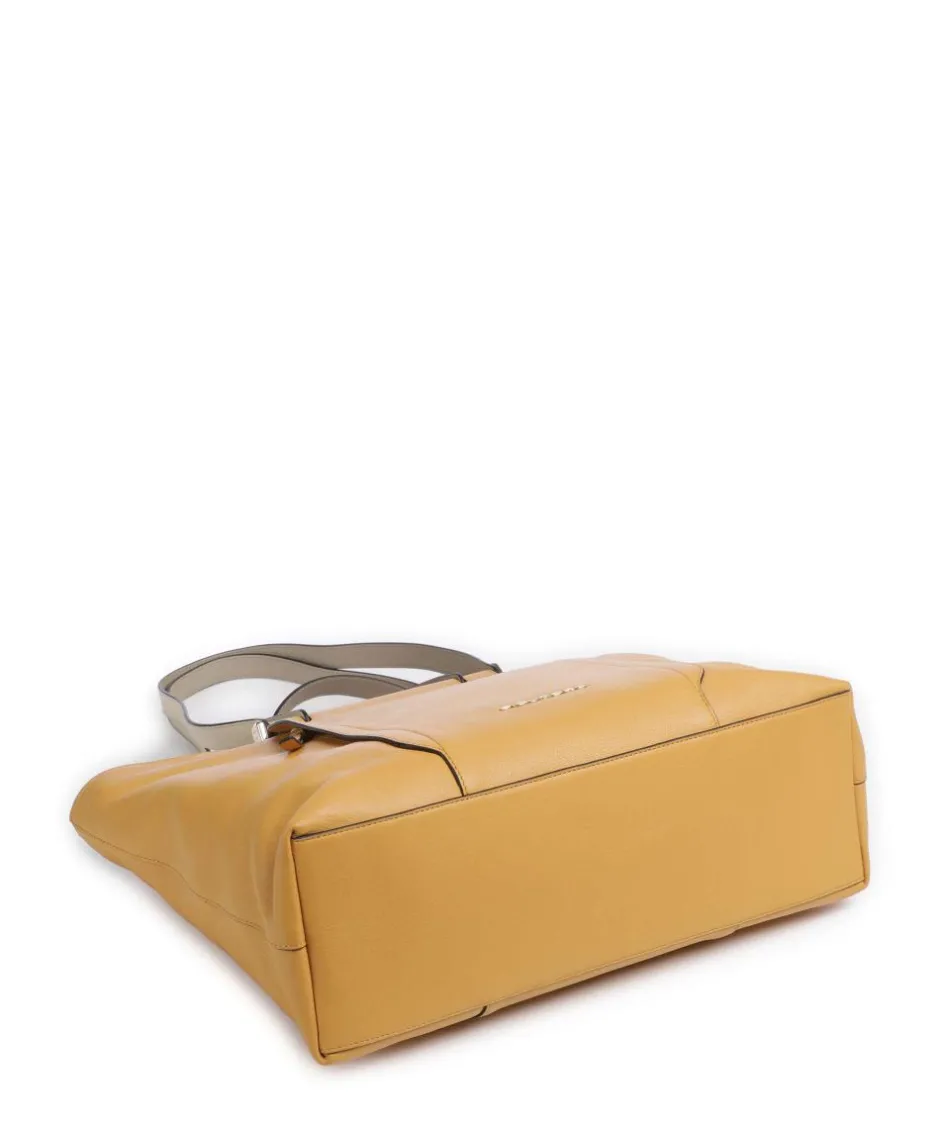 Piquadro Tote Bags|Handbags-Circle Tote bag 15″ fine grain cow leather