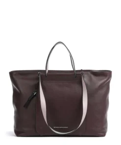 Piquadro Tote Bags|Handbags-Circle Tote bag 15″ fine grain cow leather