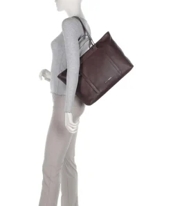 Piquadro Tote Bags|Handbags-Circle Tote bag 15″ fine grain cow leather