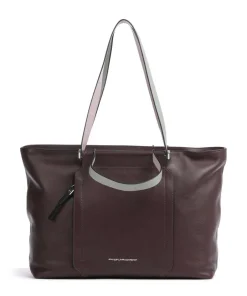 Piquadro Tote Bags|Handbags-Circle Tote bag 15″ fine grain cow leather