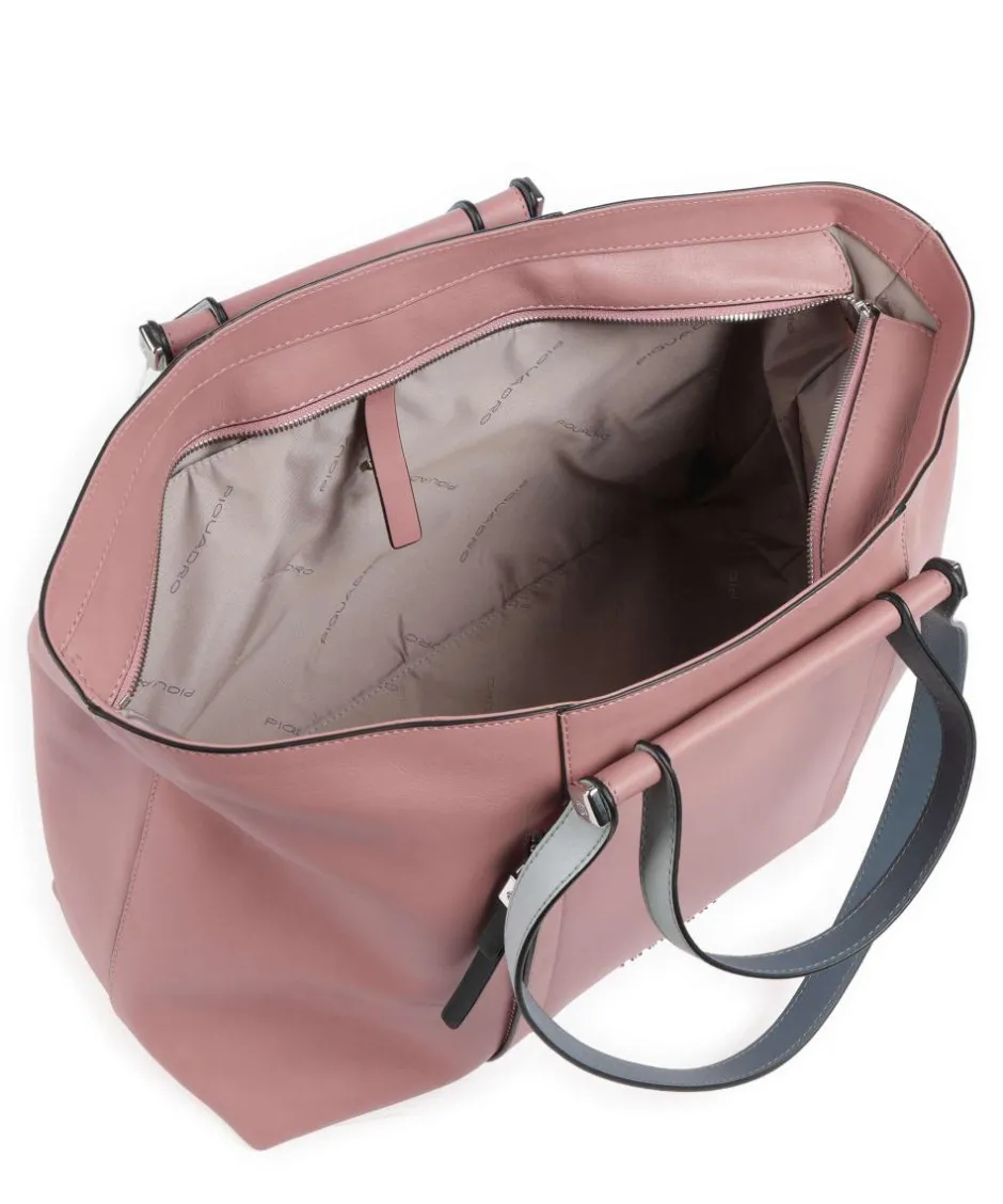 Piquadro Tote Bags-Circle Tote bag 15″ fine grain cow leather