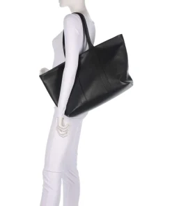 Lacoste Tote Bags-City Court Tote bag grained cow leather