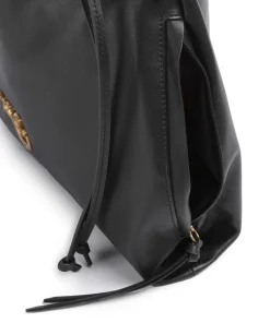 Pinko Shoulder Bags|Hobo Bags-Classic Slouchy Bucket bag fine grain cow leather
