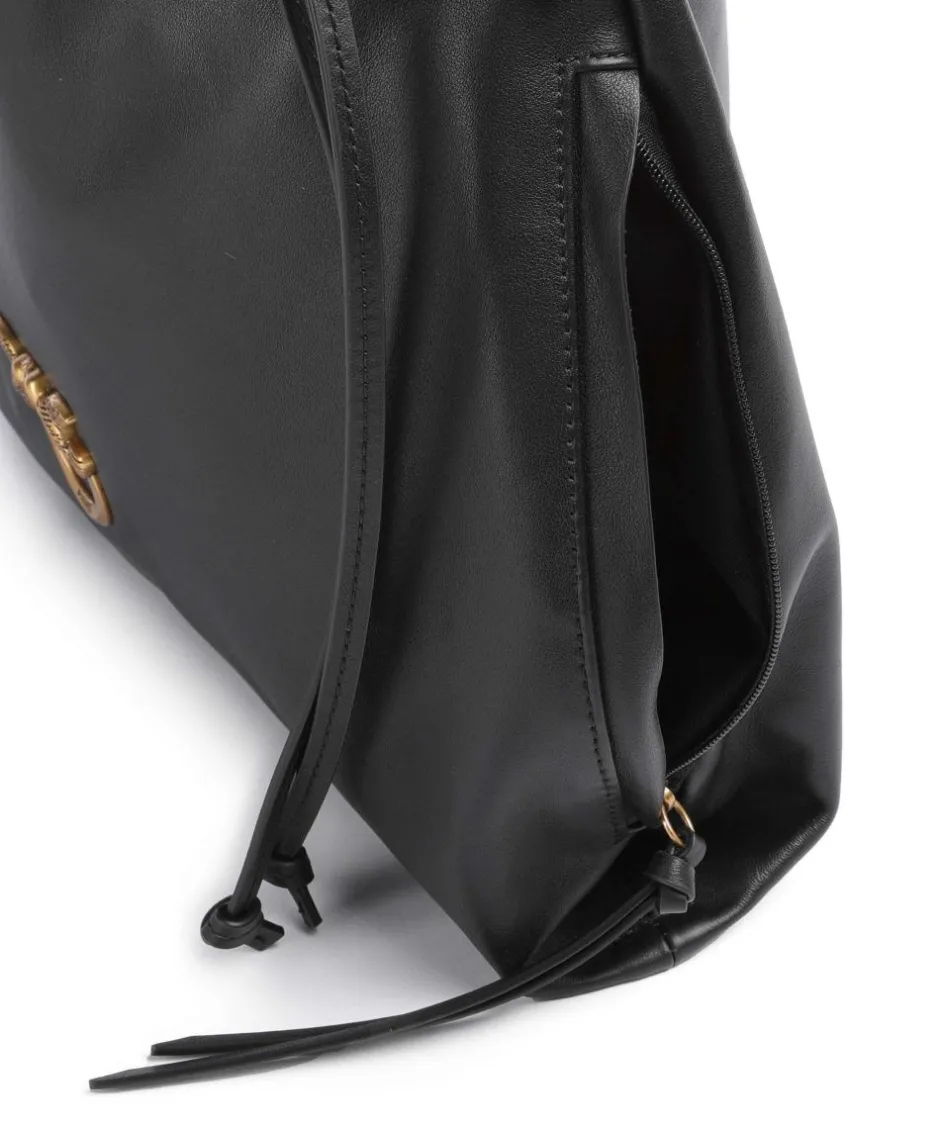 Pinko Shoulder Bags|Hobo Bags-Classic Slouchy Bucket bag fine grain cow leather