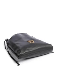 Pinko Shoulder Bags|Hobo Bags-Classic Slouchy Bucket bag fine grain cow leather