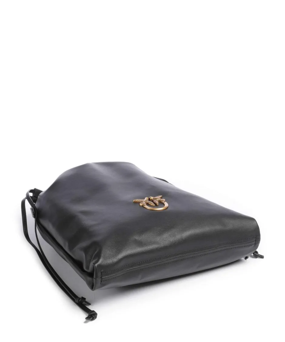 Pinko Shoulder Bags|Hobo Bags-Classic Slouchy Bucket bag fine grain cow leather