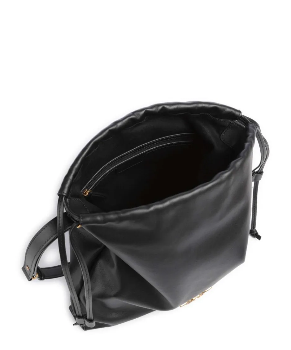 Pinko Shoulder Bags|Hobo Bags-Classic Slouchy Bucket bag fine grain cow leather