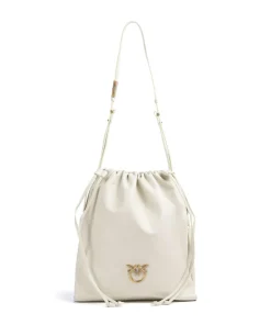 Pinko Shoulder Bags|Hobo Bags-Classic Slouchy Bucket bag fine grain cow leather