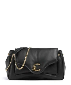 Coccinelle Shoulder Bags-C-Me Fluffy Shoulder bag fine grain cow leather