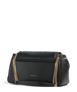 Coccinelle Shoulder Bags-C-Me Fluffy Shoulder bag fine grain cow leather
