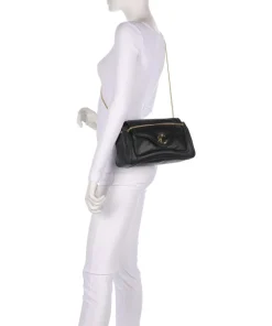 Coccinelle Shoulder Bags-C-Me Fluffy Shoulder bag fine grain cow leather