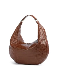 Abro Shoulder Bags|Hobo Bags-Cocco Mondial Nana Big Hobo bag embossed leather