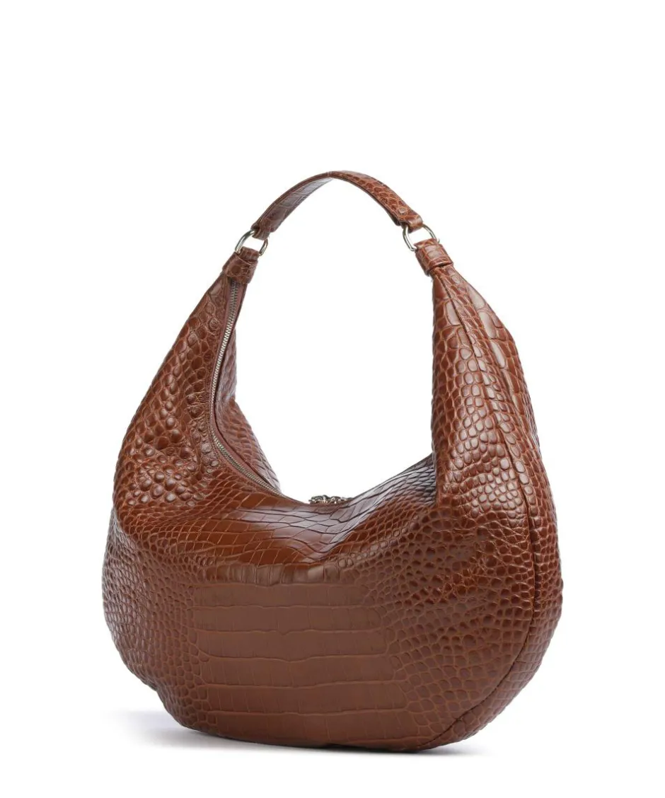 Abro Shoulder Bags|Hobo Bags-Cocco Mondial Nana Big Hobo bag embossed leather