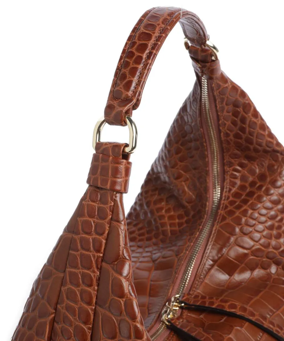 Abro Shoulder Bags|Hobo Bags-Cocco Mondial Nana Big Hobo bag embossed leather