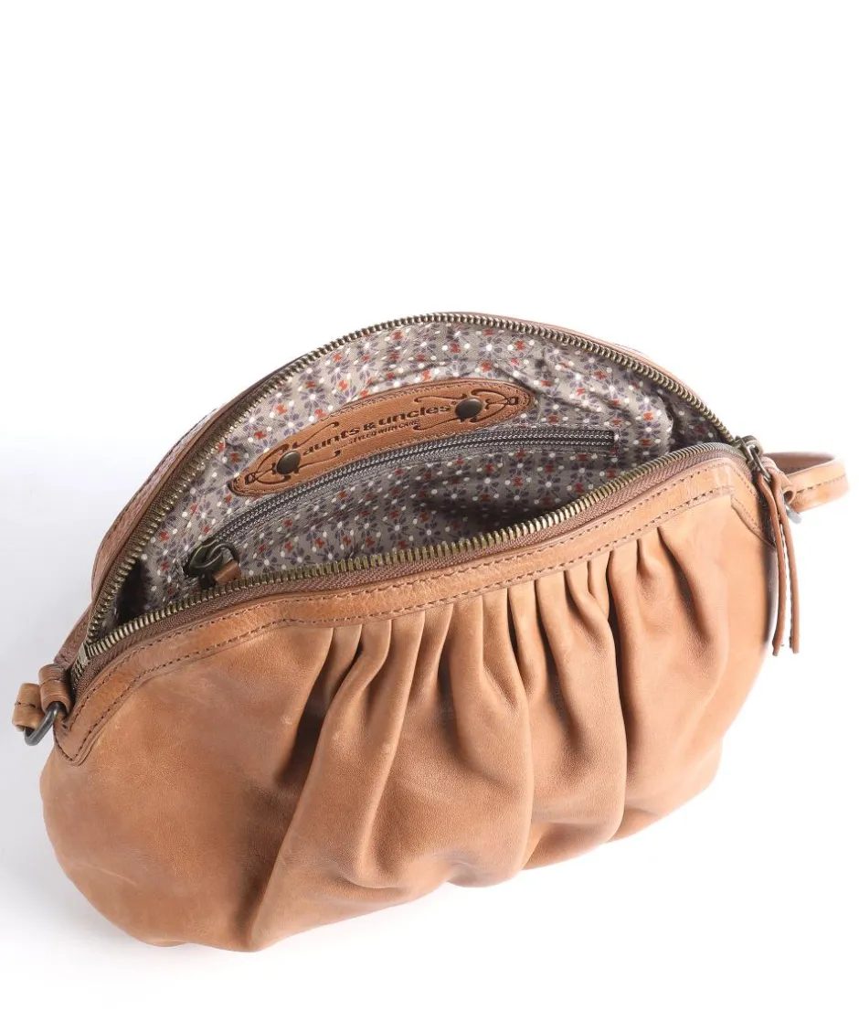 Aunts & Uncles Shoulder Bags-Coffee Klatsch Aubrey Shoulder bag grained cow leather