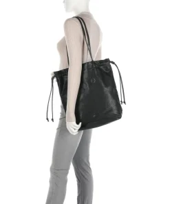 Aunts & Uncles Hobo Bags-Coffee Klatsch Madison Bucket bag grained cow leather