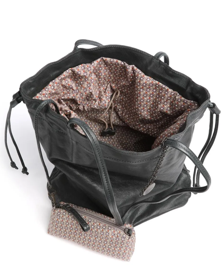 Aunts & Uncles Hobo Bags-Coffee Klatsch Madison Bucket bag grained cow leather