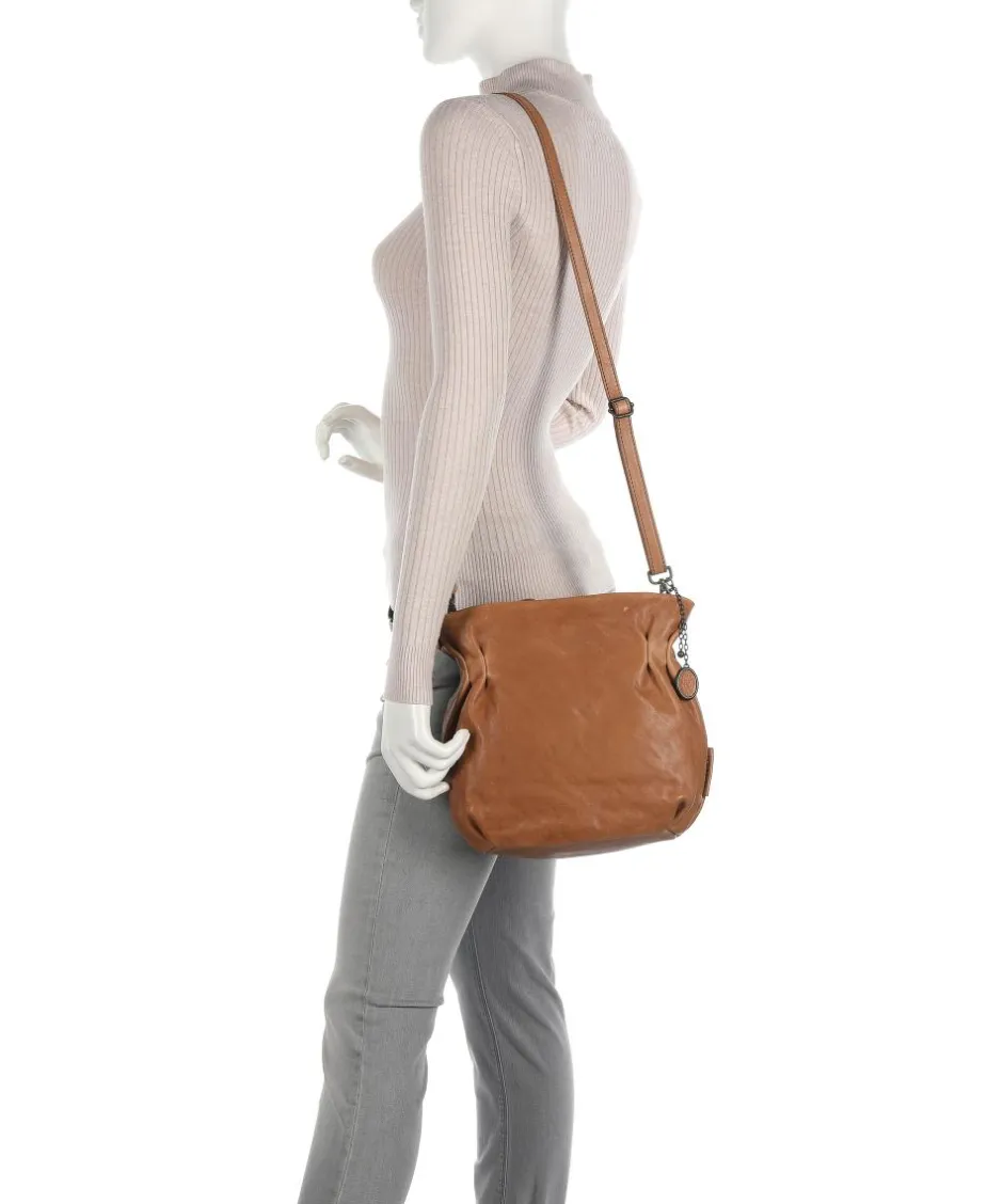 Aunts & Uncles Crossbody Bags-Coffee Klatsch Robin Crossbody bag fine grain leather