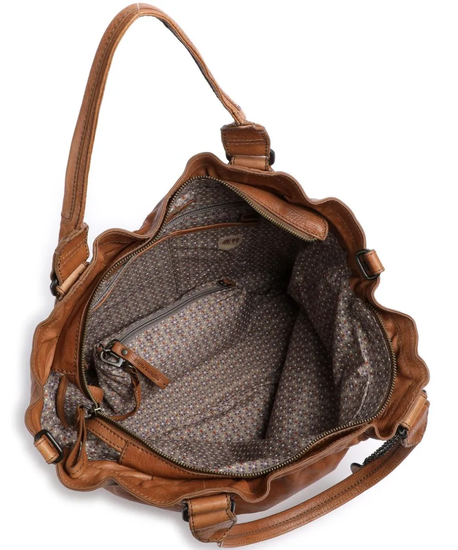Aunts & Uncles Tote Bags-Coffee Klatsch Susan Tote bag grained leather