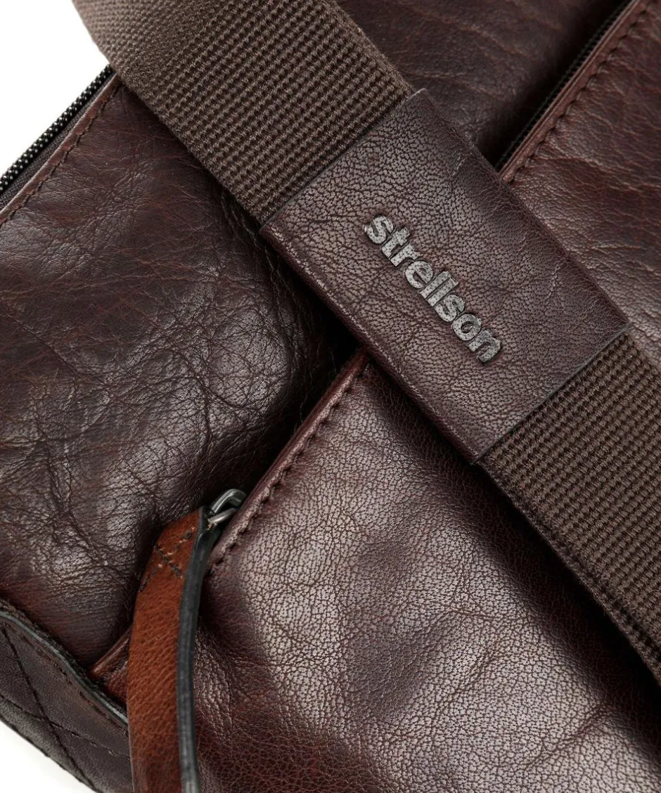 Strellson Crossbody Bags-Coleman 2.0 Crossbody bag fine grain cow leather