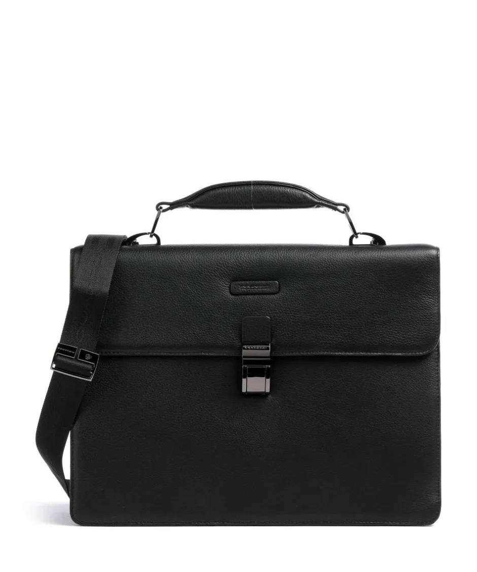 Piquadro Business- & Laptop Bags-Collezione Modus Restyling Briefcase 15″ grained cow leather