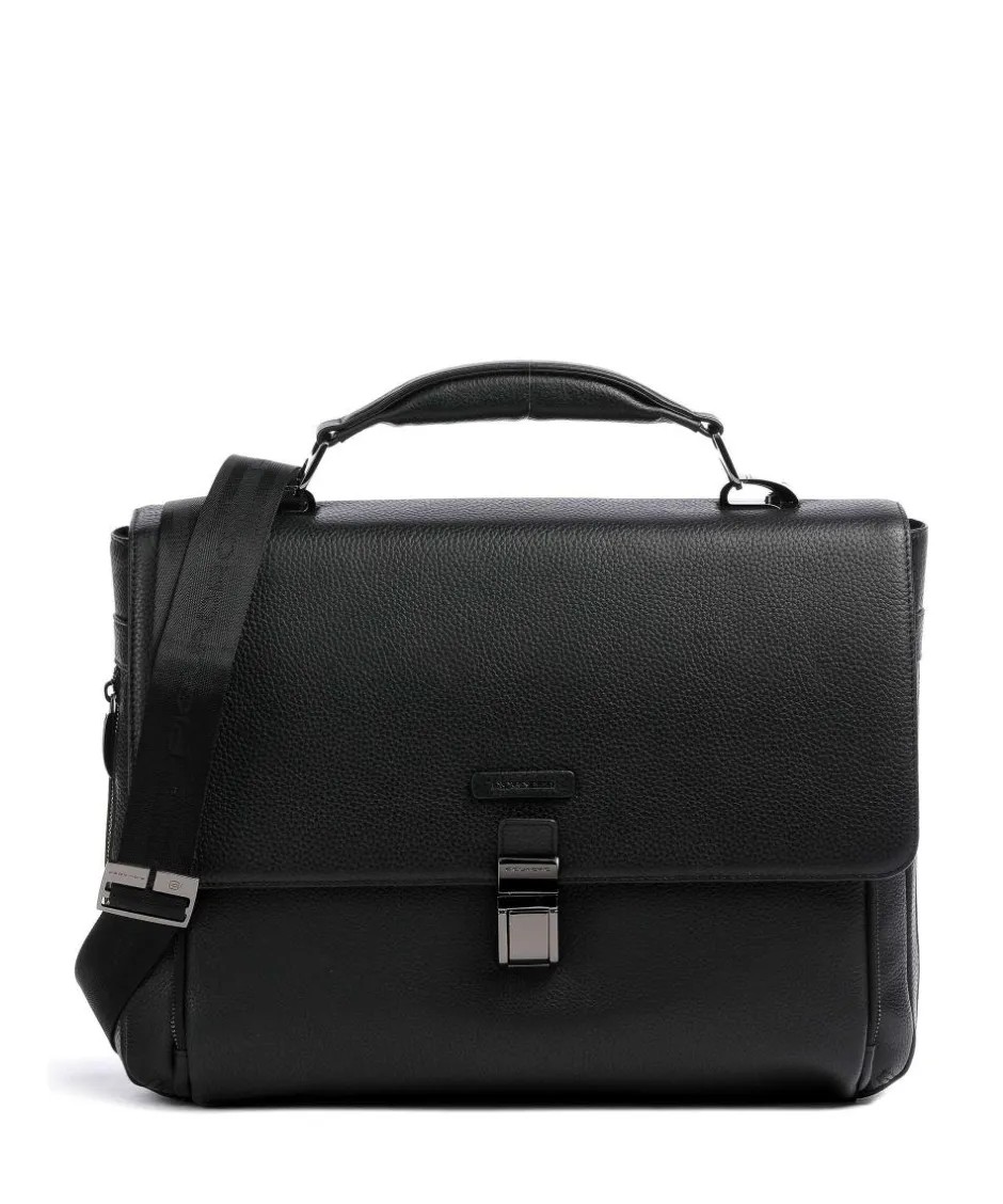 Piquadro Business- & Laptop Bags-Collezione Modus Restyling Briefcase 15″ grained cow leather