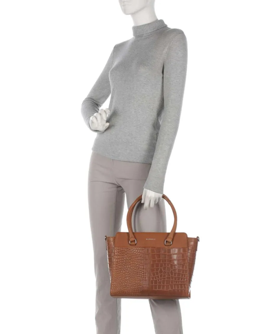 Burkely Handbags-Cool Colbie Handbag embossed leather