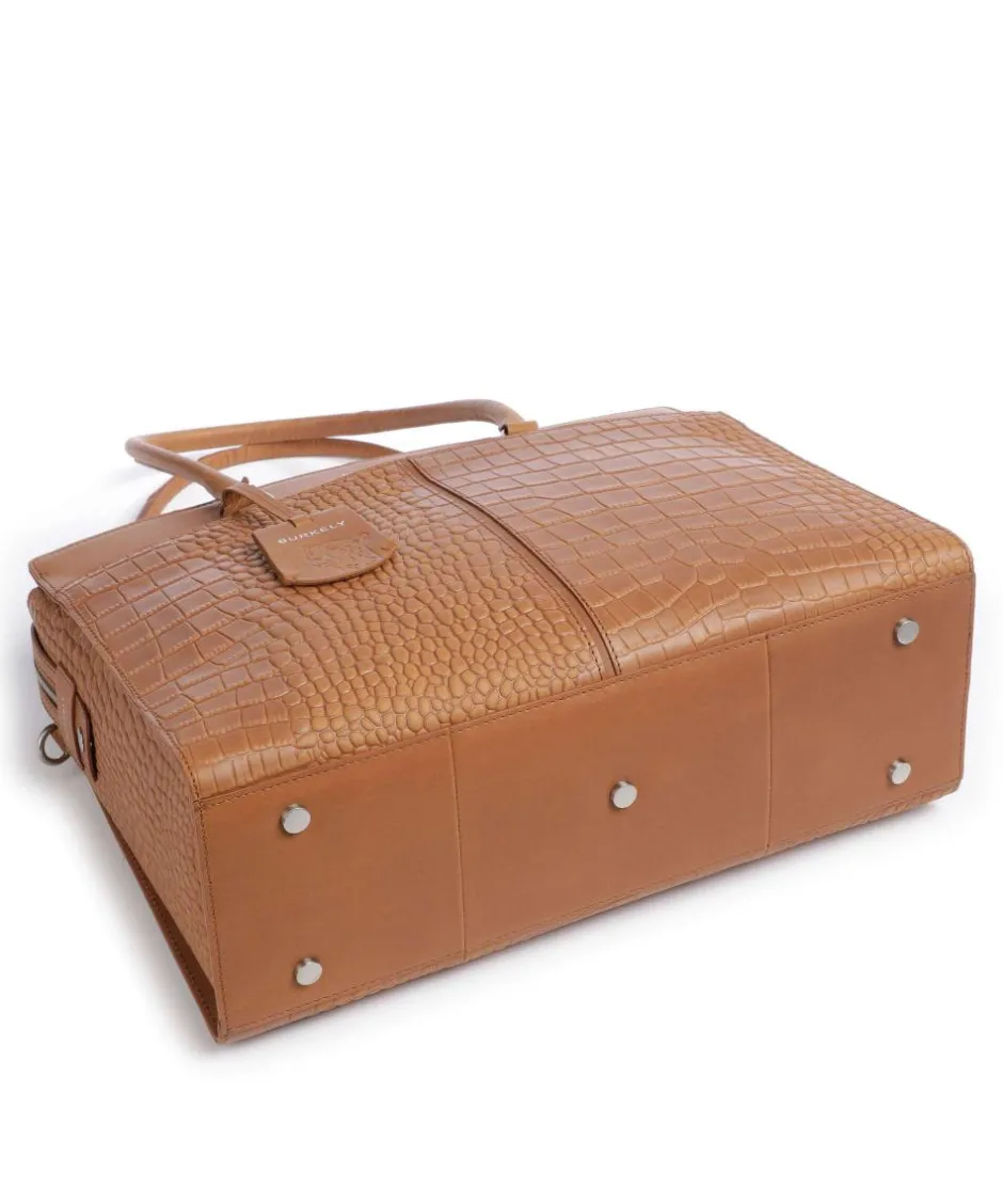 Burkely Tote Bags-Cool Colbie Tote bag 15″ embossed leather