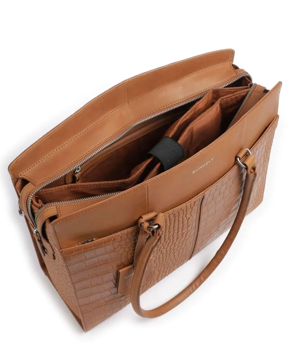 Burkely Tote Bags-Cool Colbie Tote bag 15″ embossed leather
