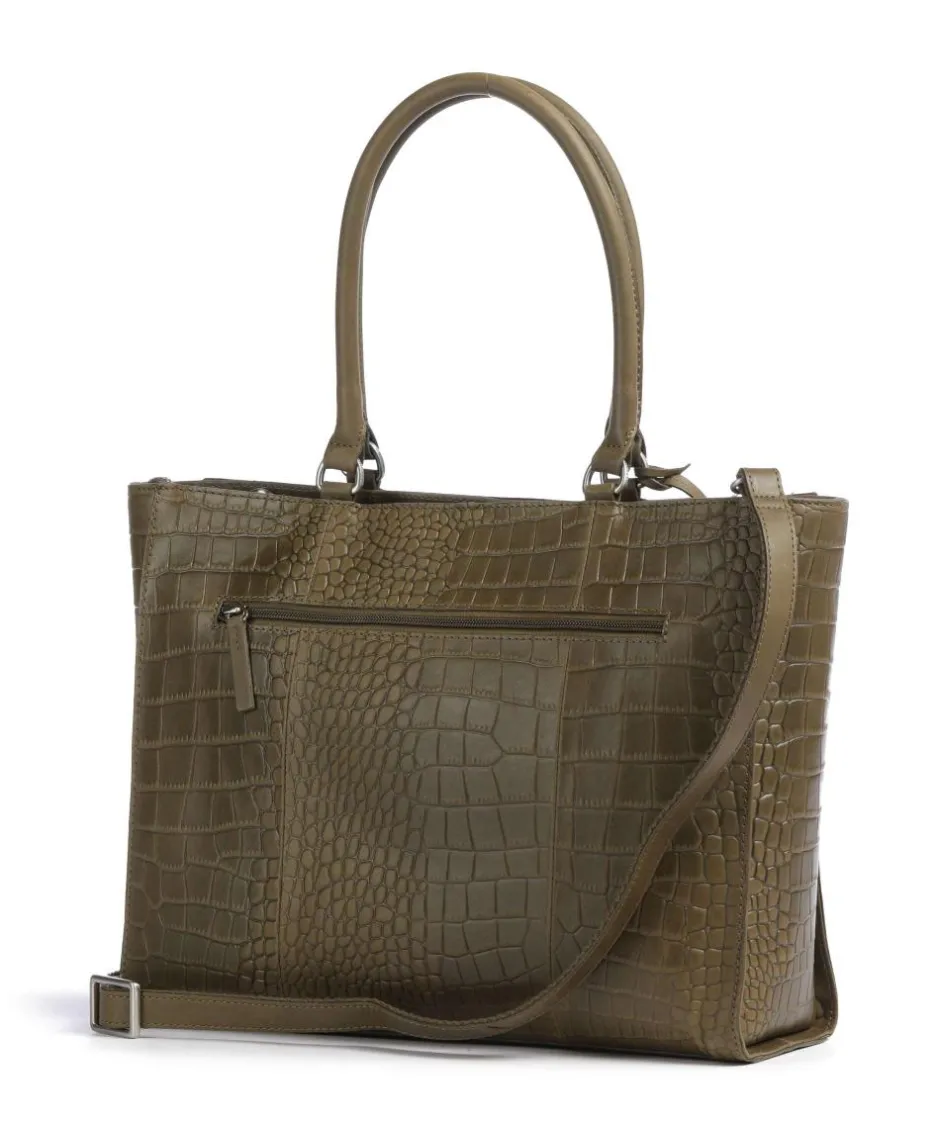 Burkely Tote Bags-Cool Colbie Tote bag 14″ embossed leather