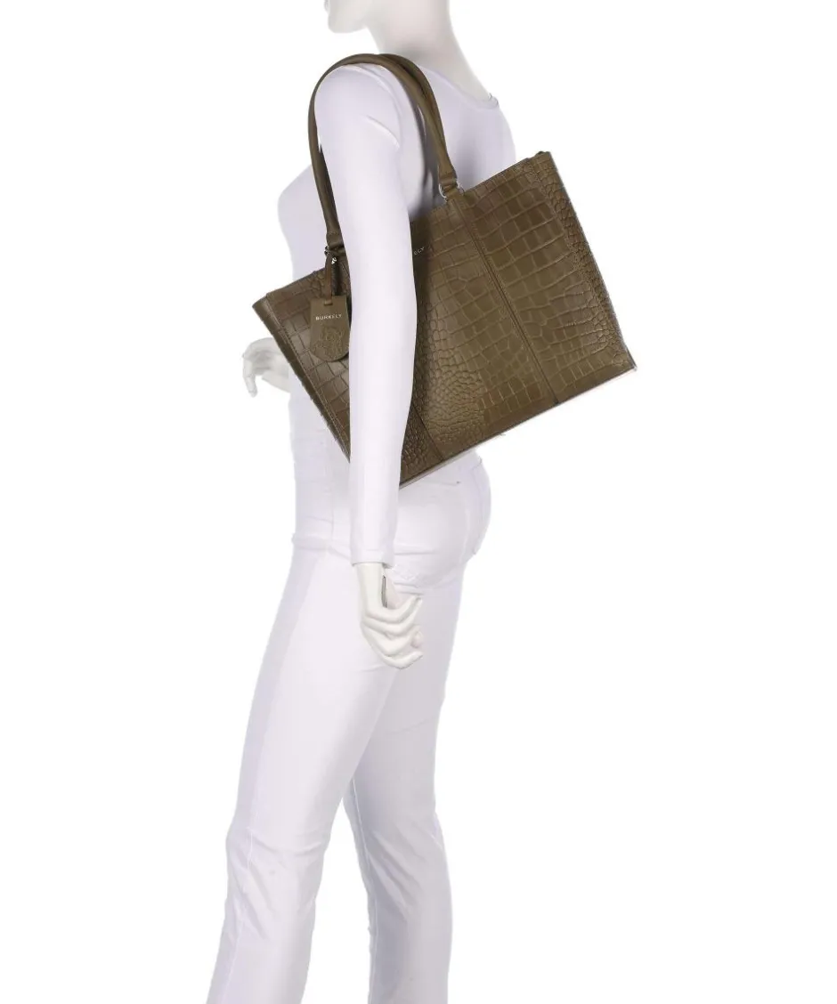 Burkely Tote Bags-Cool Colbie Tote bag 14″ embossed leather