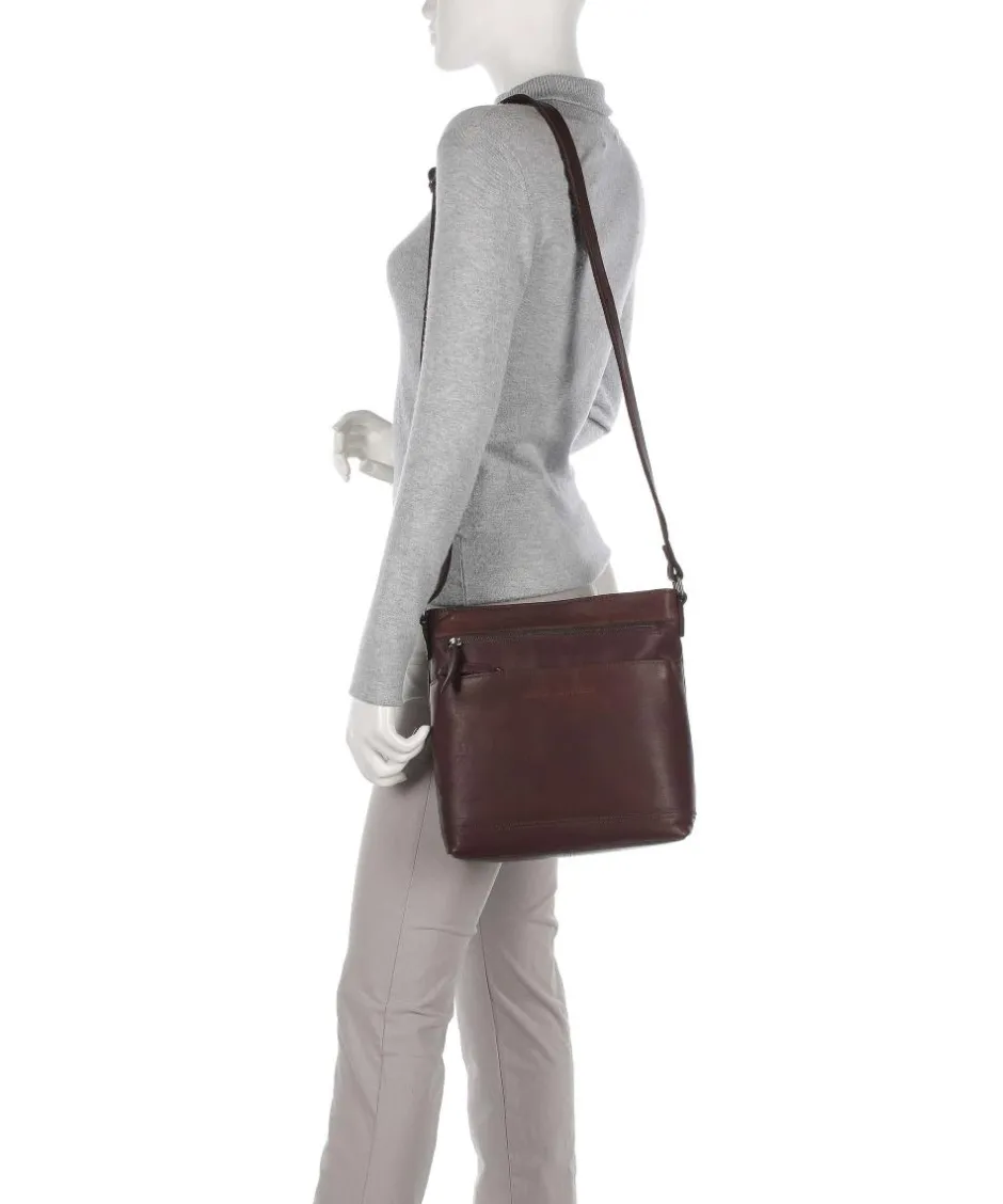 The Chesterfield Brand Crossbody Bags-Cow Wax Pull Up Almeria Crossbody bag pull-up cow leather