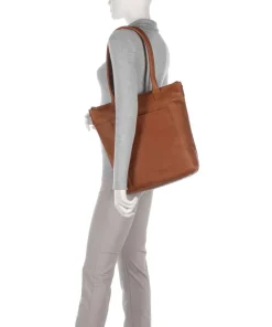 The Chesterfield Brand Tote Bags-Cow Wax Pull Up Altona Tote bag 14″ fine grain leather