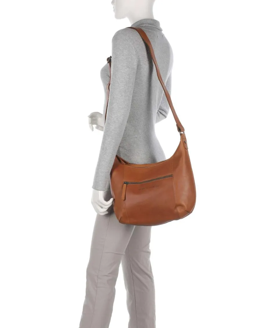 The Chesterfield Brand Shoulder Bags|Hobo Bags-Cow Wax Pull Up Arlette Hobo bag fine grain leather