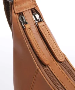 The Chesterfield Brand Shoulder Bags|Hobo Bags-Cow Wax Pull Up Arlette Hobo bag fine grain leather