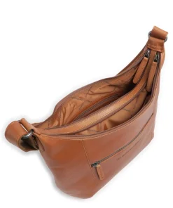 The Chesterfield Brand Shoulder Bags|Hobo Bags-Cow Wax Pull Up Arlette Hobo bag fine grain leather