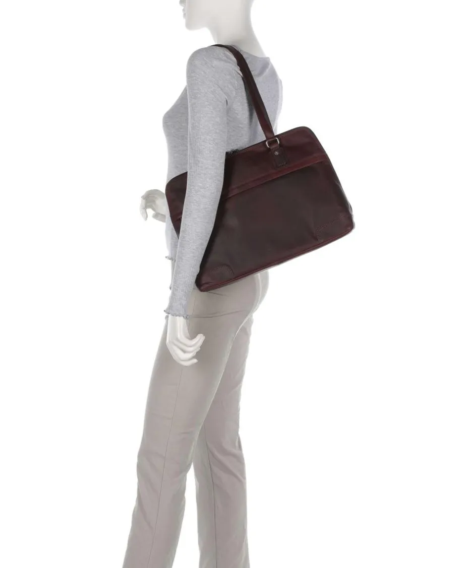 The Chesterfield Brand Shoulder Bags-Cow Wax Pull Up Branson Shoulder bag 14″ cow leather