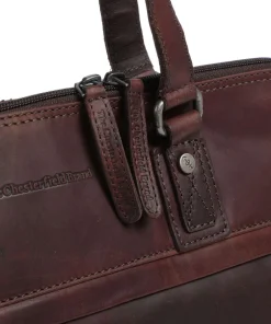 The Chesterfield Brand Shoulder Bags-Cow Wax Pull Up Branson Shoulder bag 14″ cow leather