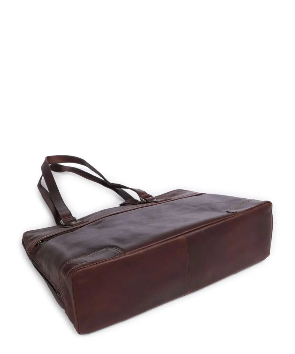 The Chesterfield Brand Shoulder Bags-Cow Wax Pull Up Branson Shoulder bag 14″ cow leather