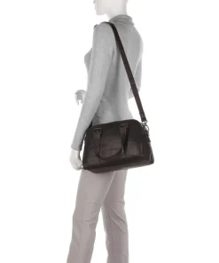 The Chesterfield Brand Handbags-Cow Wax Pull Up Dover Handbag fine grain leather
