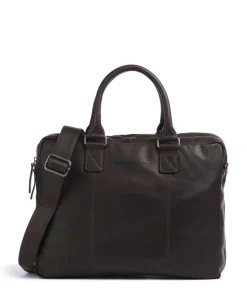 The Chesterfield Brand Business- & Laptop Bags-Cow Wax Pull Up Fabian Briefcase 15″ cow leather