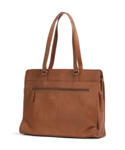 The Chesterfield Brand Tote Bags-Cow Wax Pull Up Fidenza Tote bag 15″ pull-up cow leather