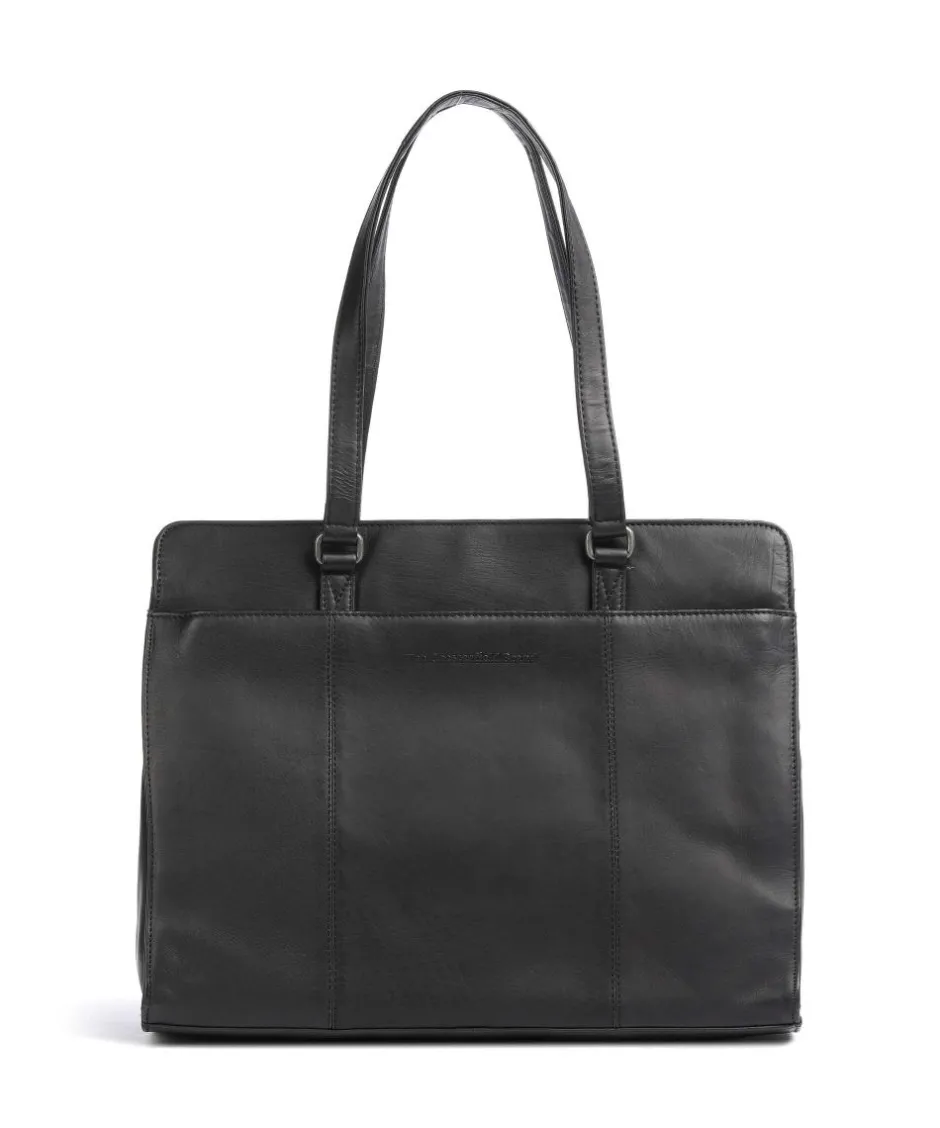 The Chesterfield Brand Tote Bags-Cow Wax Pull Up Fidenza Tote bag 15″ pull-up cow leather