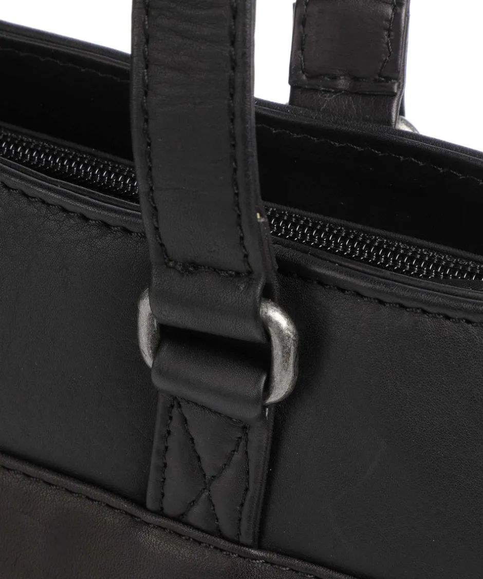 The Chesterfield Brand Tote Bags-Cow Wax Pull Up Fidenza Tote bag 15″ pull-up cow leather