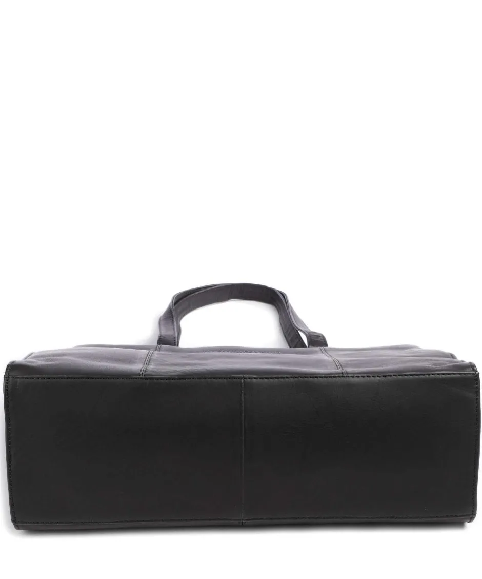 The Chesterfield Brand Tote Bags-Cow Wax Pull Up Fidenza Tote bag 15″ pull-up cow leather