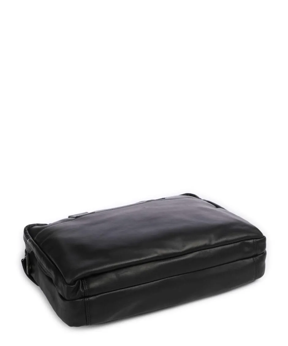The Chesterfield Brand Business- & Laptop Bags-Cow Wax Pull Up Frazer Briefcase 15″ cow leather