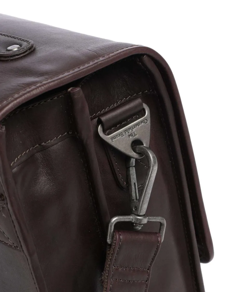 The Chesterfield Brand Business- & Laptop Bags-Cow Wax Pull Up Glenwood Briefcase 17″ cow leather