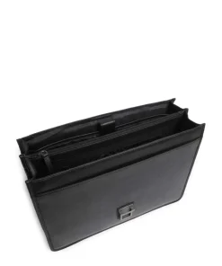 The Chesterfield Brand Business- & Laptop Bags-Cow Wax Pull Up Glenwood Briefcase 17″ cow leather